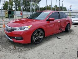 Salvage cars for sale at Spartanburg, SC auction: 2017 Honda Accord Sport Special Edition