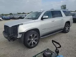 Salvage cars for sale at Kansas City, KS auction: 2017 GMC Yukon XL Denali