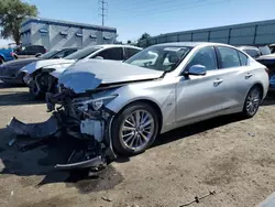 Salvage cars for sale at Albuquerque, NM auction: 2019 Infiniti Q50 Luxe