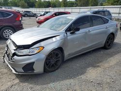 Salvage cars for sale at Grantville, PA auction: 2020 Ford Fusion SE