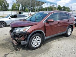 Salvage cars for sale at Spartanburg, SC auction: 2015 Honda CR-V EXL