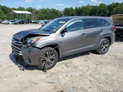 Salvage cars for sale at auction: 2019 Toyota Highlander LE