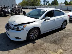 Salvage cars for sale at Woodburn, OR auction: 2016 Subaru Legacy 2.5I Premium