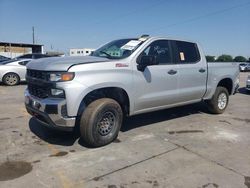 Salvage cars for sale at Grand Prairie, TX auction: 2021 Chevrolet Silverado K1500 Trail Boss Custom