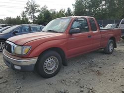 Salvage cars for sale at Waldorf, MD auction: 2003 Toyota Tacoma Xtracab