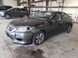 Salvage cars for sale at Eldridge, IA auction: 2015 Honda Accord LX