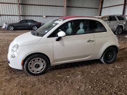 Salvage cars for sale from Copart Houston, TX: 2015 Fiat 500 POP