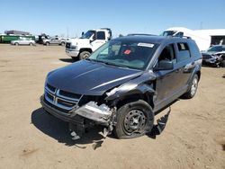 Salvage cars for sale at Brighton, CO auction: 2017 Dodge Journey SE