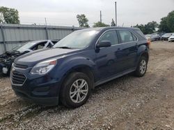 Salvage cars for sale at Lansing, MI auction: 2017 Chevrolet Equinox LS