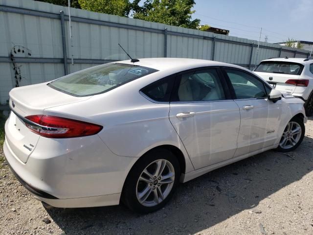 2018 Ford Fusion SE Hybrid