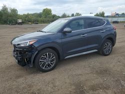 Salvage cars for sale from Copart Columbia Station, OH: 2021 Hyundai Tucson Limited