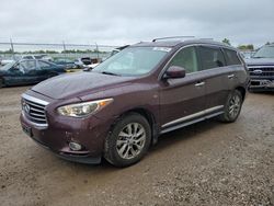 Salvage cars for sale at Houston, TX auction: 2015 Infiniti QX60