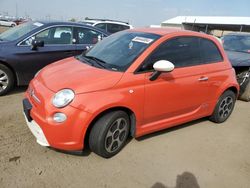 Salvage cars for sale at Brighton, CO auction: 2017 Fiat 500 Electric