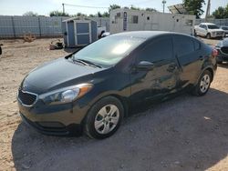 Salvage cars for sale at Oklahoma City, OK auction: 2015 KIA Forte LX