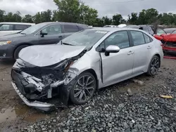 Salvage cars for sale at Baltimore, MD auction: 2022 Toyota Corolla SE