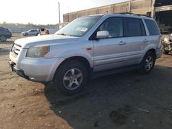 Salvage cars for sale from Copart Fredericksburg, VA: 2007 Honda Pilot EXL