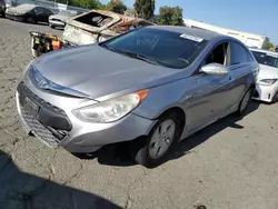 Salvage cars for sale at Martinez, CA auction: 2012 Hyundai Sonata Hybrid