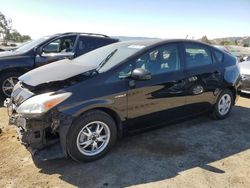 Salvage cars for sale at San Martin, CA auction: 2010 Toyota Prius