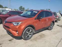 Salvage cars for sale at Pekin, IL auction: 2016 Toyota Rav4 XLE