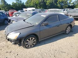 Salvage cars for sale at Hampton, VA auction: 2007 Honda Accord EX