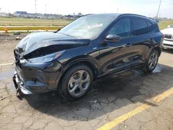 Salvage cars for sale at Woodhaven, MI auction: 2024 Ford Escape ST Line Select