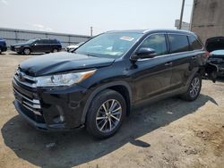 Salvage cars for sale at Fredericksburg, VA auction: 2019 Toyota Highlander SE