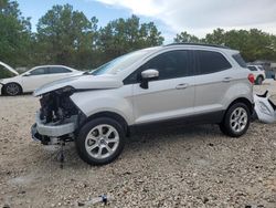 Salvage cars for sale at Houston, TX auction: 2021 Ford Ecosport SE