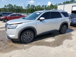 Salvage cars for sale at Harleyville, SC auction: 2022 Nissan Pathfinder SL