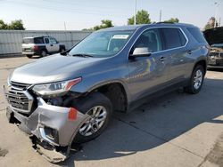 Chevrolet Traverse lt salvage cars for sale: 2018 Chevrolet Traverse LT