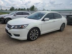 Vehiculos salvage en venta de Copart Houston, TX: 2015 Honda Accord Sport