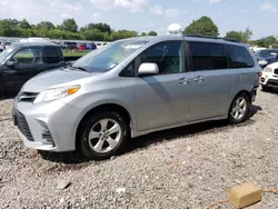 Toyota salvage cars for sale: 2019 Toyota Sienna LE