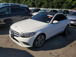 Mercedes-Benz salvage cars for sale: 2019 Mercedes-Benz C 300 4matic