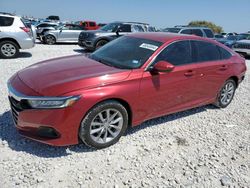 Salvage cars for sale at Taylor, TX auction: 2022 Honda Accord LX