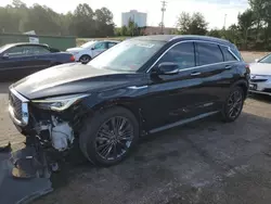 Salvage cars for sale at Gaston, SC auction: 2019 Infiniti QX50 Essential