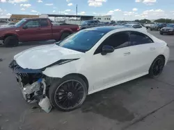 Salvage cars for sale from Copart Grand Prairie, TX: 2021 Mercedes-Benz CLA 250