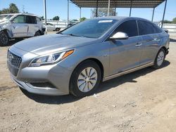 Salvage cars for sale at San Diego, CA auction: 2017 Hyundai Sonata Hybrid