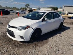 Salvage cars for sale at Hueytown, AL auction: 2015 Toyota Corolla L