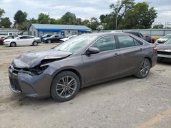 Toyota salvage cars for sale: 2017 Toyota Camry LE