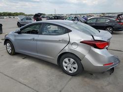 Salvage cars for sale at Grand Prairie, TX auction: 2016 Hyundai Elantra SE