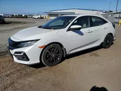 Salvage cars for sale from Copart San Diego, CA: 2020 Honda Civic Sport Touring