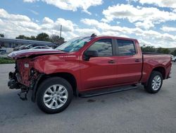 Salvage cars for sale at Orlando, FL auction: 2021 Chevrolet Silverado C1500 Custom