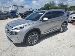 Salvage cars for sale at Opa Locka, FL auction: 2022 Hyundai Santa FE Limited