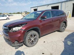 Toyota Vehiculos salvage en venta: 2016 Toyota Highlander XLE