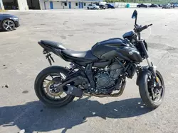 Salvage motorcycles for sale at Windham, ME auction: 2022 Yamaha MT07