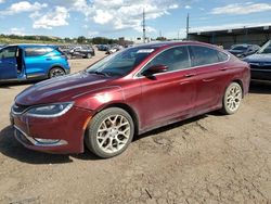 Salvage cars for sale at Colorado Springs, CO auction: 2015 Chrysler 200 C