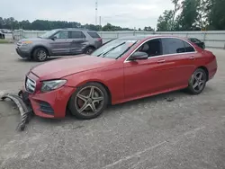 Salvage cars for sale at Dunn, NC auction: 2018 Mercedes-Benz E 300 4matic