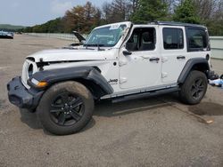 Jeep salvage cars for sale: 2021 Jeep Wrangler Unlimited Sport