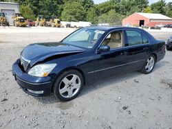 Salvage cars for sale at Mendon, MA auction: 2006 Lexus LS 430