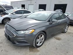 Salvage cars for sale at auction: 2018 Ford Fusion SE