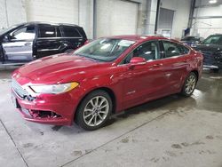 Salvage cars for sale at Ham Lake, MN auction: 2017 Ford Fusion SE Hybrid